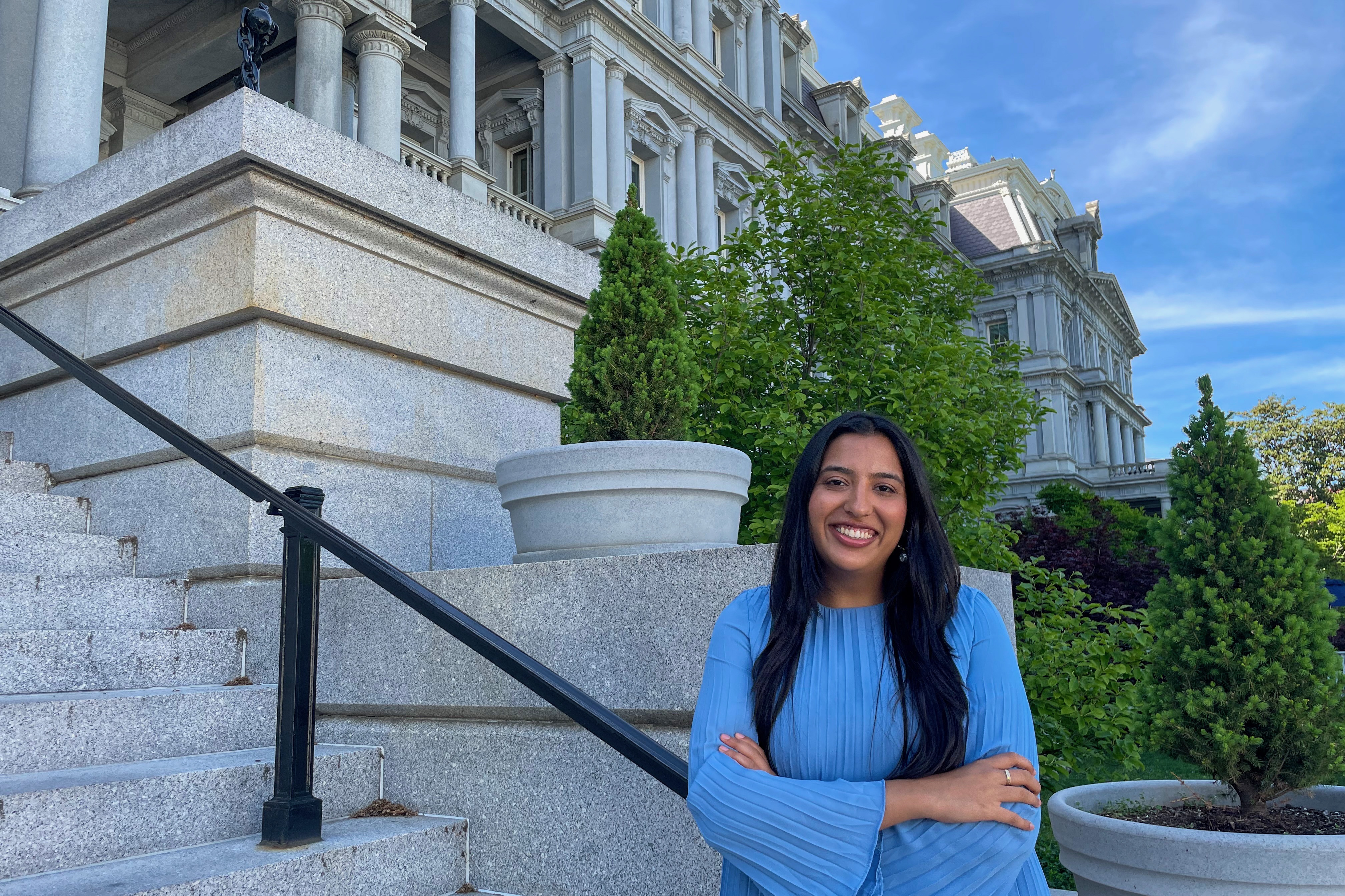 International affairs and public health major Arzina Lakhani