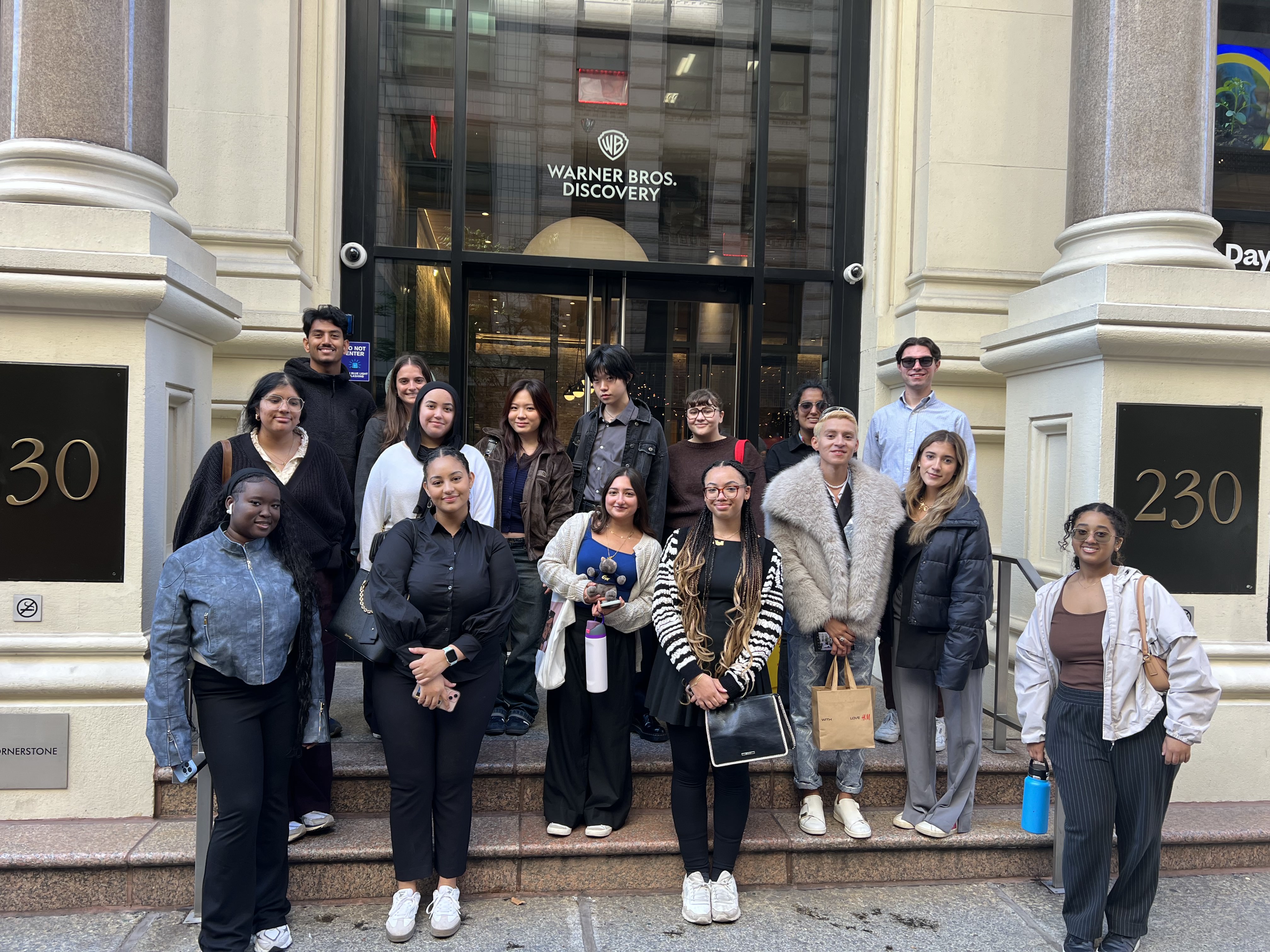Career Quest 2024 NYC | Visit to Warner Bros Career Quest 2024 NYC In Front of Warner Bros Building
