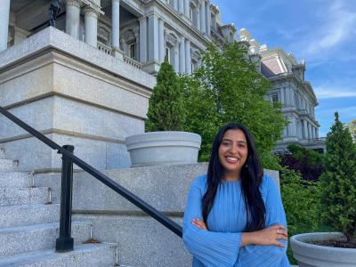 International affairs and public health major Arzina Lakhani