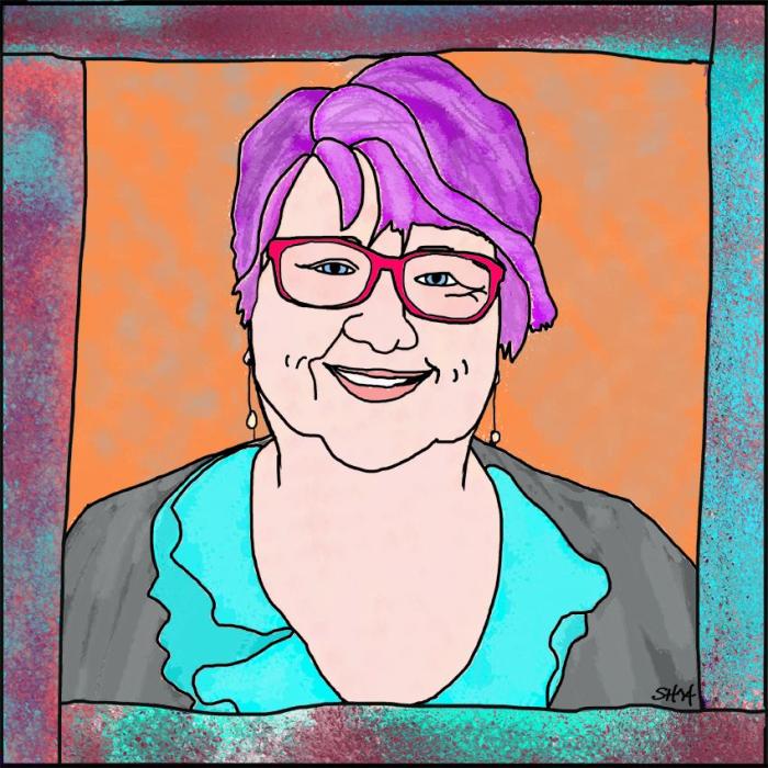 Kari Scott Headshot Drawing